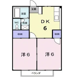 ルミネハイツ【2階】の間取り