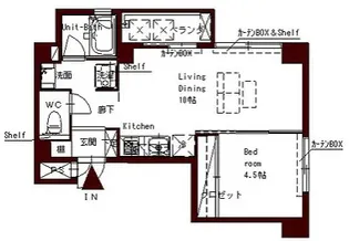 コリドール錦【302号室】の間取り