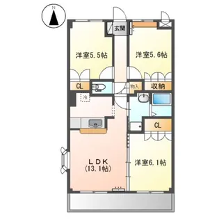 カサルビア【2階】の間取り