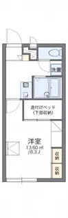 レオパレスプトゥラ【101号室】の間取り