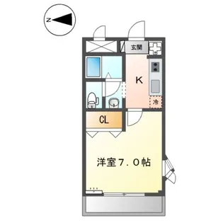 グランシャリオ【2階】の間取り