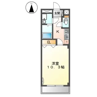 パームヒルズ大城【1階】の間取り