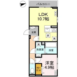 アルチェヴィータ【2階】の間取り