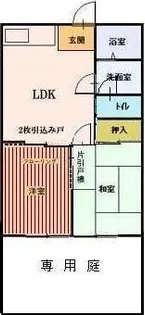 メゾンニシヤ【1階】の間取り