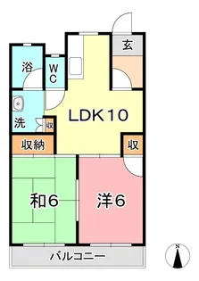 駅前ビル【405号室】の間取り