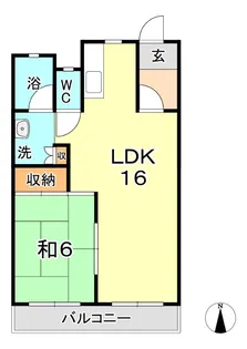 駅前ビル【205号室】の間取り