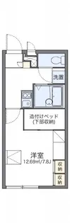 レオパレス久米東【109号室】の間取り