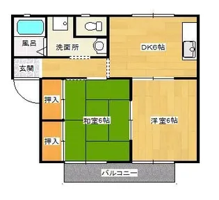 エントピア光 B【201号室】の間取り