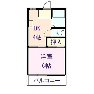 アーバン東福山【201号室】の間取り