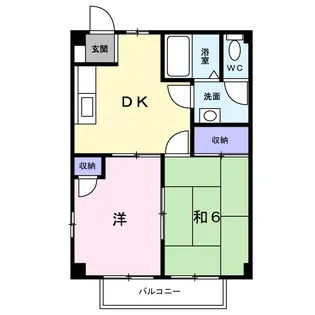 ニューシティ シンイチA【2階】の間取り