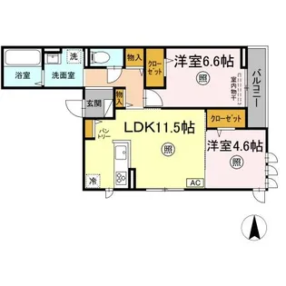 ATLAS【2階】の間取り