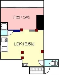 松縄コーポ【2階】の間取り
