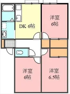アネシスコートB【2階】の間取り