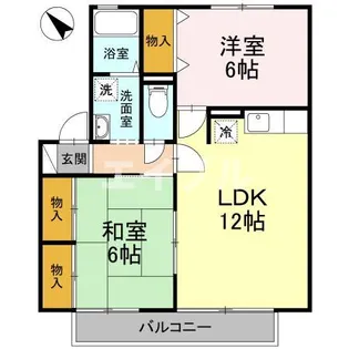 アドミレー樹太 C棟【102号室】の間取り