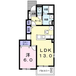 イルシオン【1階】の間取り