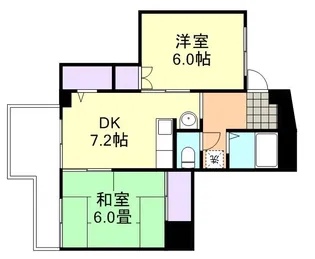 ガーディニア倉敷【3階】の間取り
