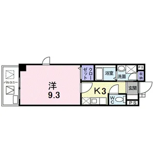 マニフィーク【2階】の間取り