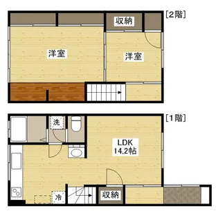 三吉町貸家の間取り
