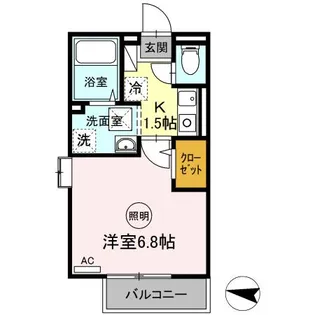 サウスウイングウエダ【1階】の間取り