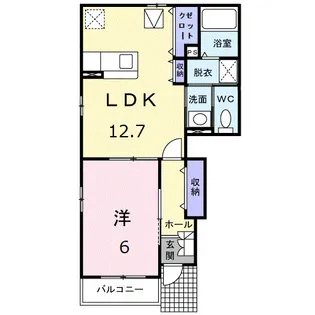 ブライトタウンMーⅠ【1階】の間取り