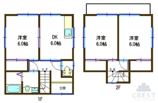 能島住宅の間取り