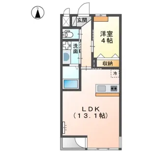 アルバM【2階】の間取り