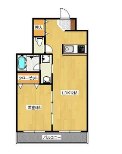 グランパレス松縄【302号室】の間取り