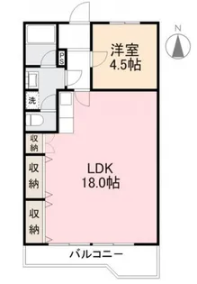 サンレジデンス郷東【102号室】の間取り