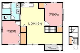 サンテスタ【2階】の間取り