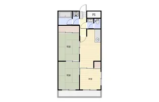 東讃ハイツ【101号室】の間取り