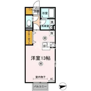パラディー森塚【2階】の間取り