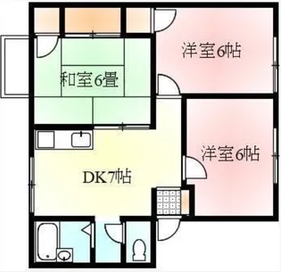 ハイム香龍 D棟【1階】の間取り