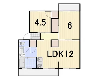 ラ・トゥール高松町 F1【108号室】の間取り