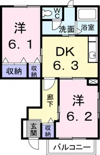 リファインド・N Ⅰ【1階】の間取り