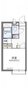 レオパレスパイナス松福【2階】の間取り