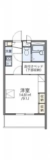 レオパレス川添【3階】の間取り