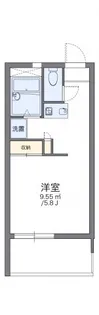 レオパレス宇多津【213号室】の間取り
