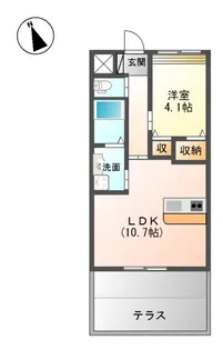 エスポワール【1階】の間取り