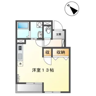 カサ・ベルデ【103号室】の間取り