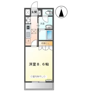 ルミエール【1階】の間取り