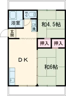 2DKの間取り画像