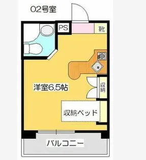 ラ・パルフェ・ド・コロン【302号室】の間取り