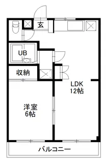 ブルーハイツ【103号室】の間取り