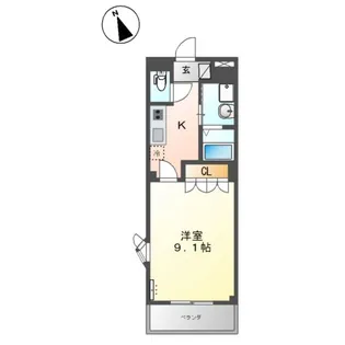 トスカーナ【2階】の間取り