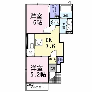 シュティル ピアッツァ・K【1階】の間取り