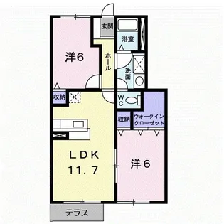 どんぐり村 A【1階】の間取り