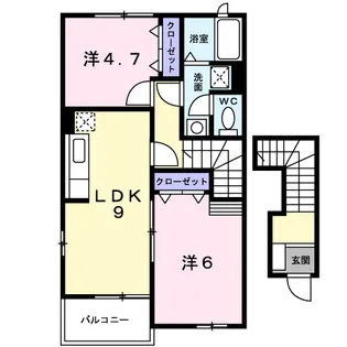 メゾン・ユニティー【2階】の間取り