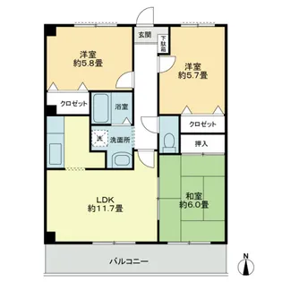 ハイム・シュテット21【2階】の間取り