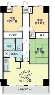 エスポワール辻【4階】の間取り