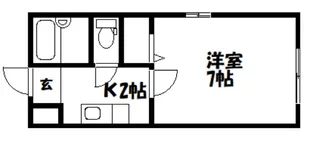 FILE1010【102号室】の間取り